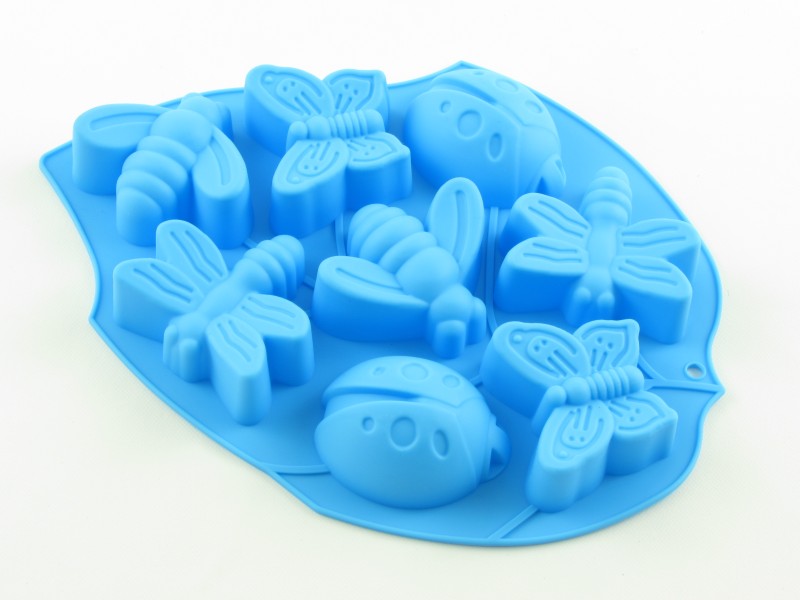 Szilikon bogár sütőforma 8 részes