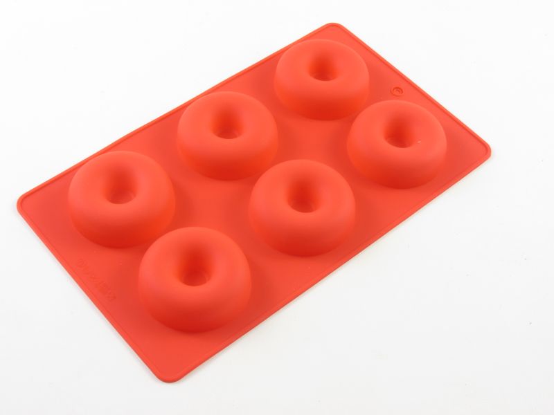 Szilikon fánk sütőforma 6 részes