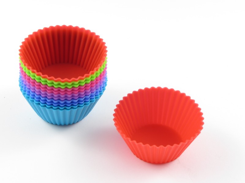 Szilikon mini muffin sütő forma - kerek - Banquet (12 db-os)