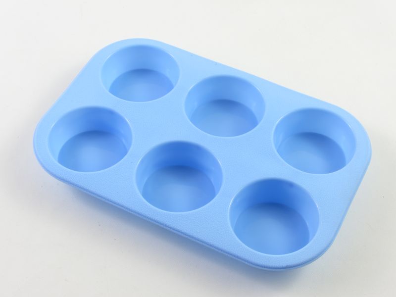 Szilikon muffin sütő forma 6 részes