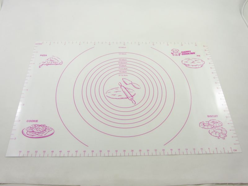 Szilikon gyúrólap (nyújtólap) 60x40 cm - Happy Cooking