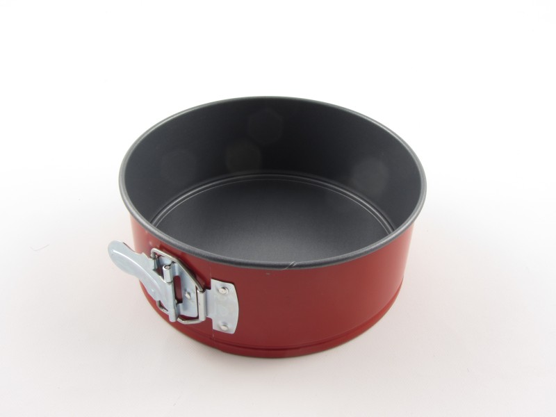 Tapadásmentes kapcsos tortaforma 18 cm - piros