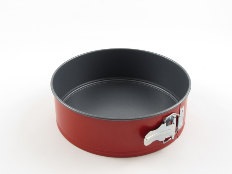 Tapadásmentes kapcsos tortaforma 22 cm - piros