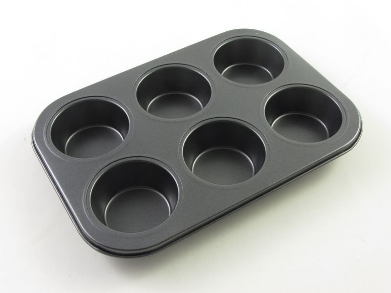 Tapadásmentes muffin sütő forma (6 db-os) - GLR