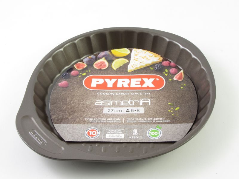 Tapadásmentes pite - gyümölcstorta forma 27 cm - Pyrex asimetria