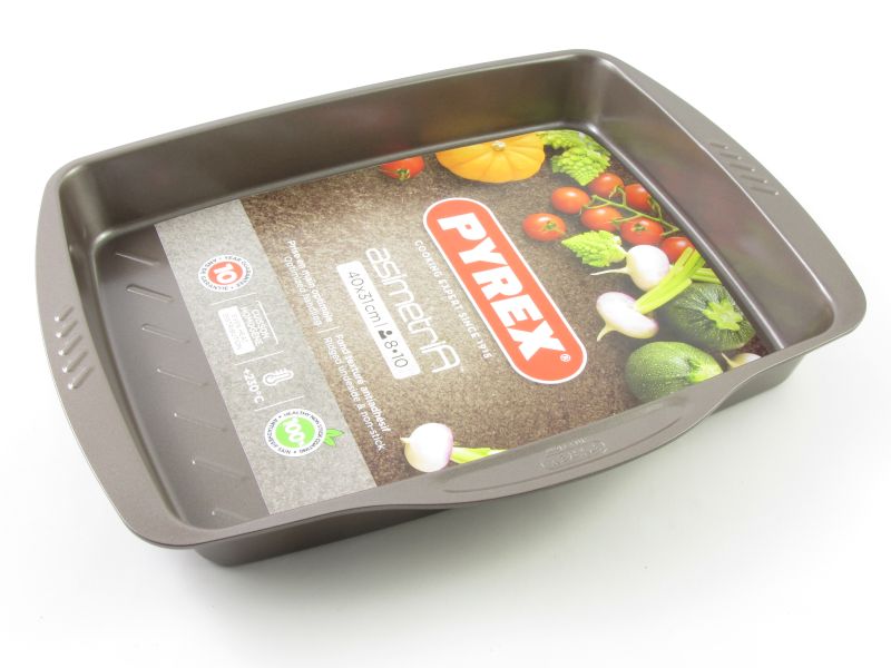 Tapadásmentes tepsi 45,3x35 cm - Pyrex asimetria