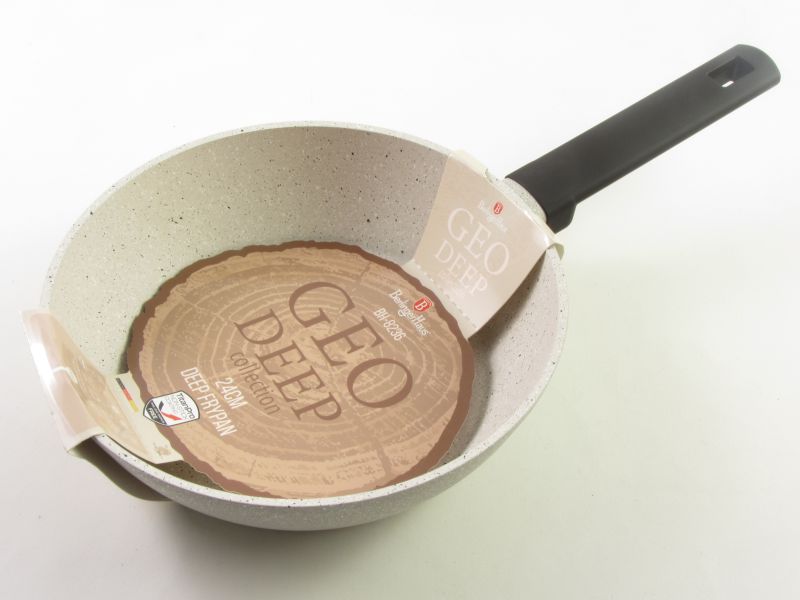 Titán bevonatos indukciós magas serpenyő 24 cm - Berlinger Haus Geo Deep