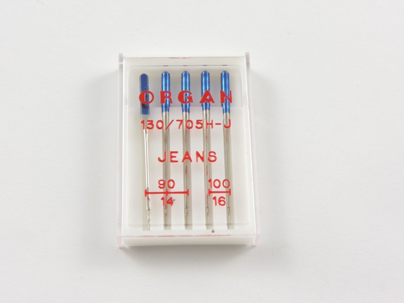 Varrógép tű készlet 705H farmer Organ (5 db-os)